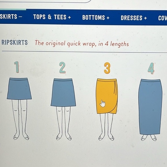 RipSkirt Hawaii Coral Dahila Teaberry Length 3 Wrap Skirt Size Small - Picture 12 of 12